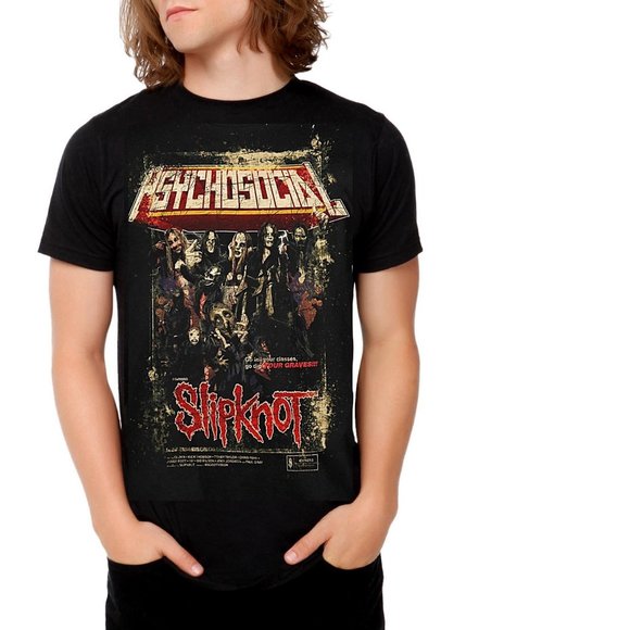 Hanes Other - Slipknot Psychosocial heavy nu metal rock Official T-Shirt 2XL XXL NWT